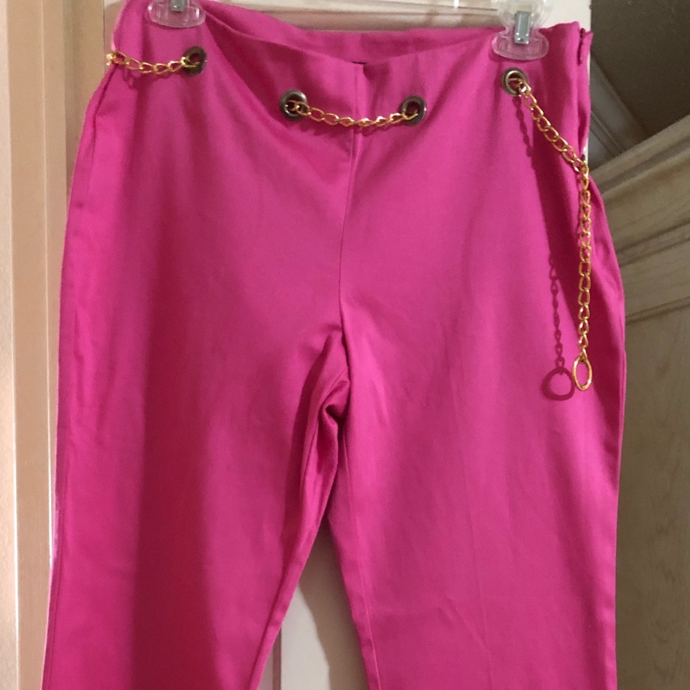 Pink Ankle Length Pants